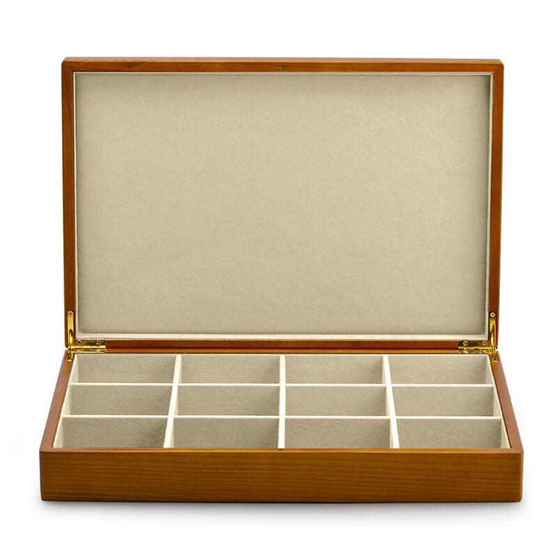 Scatola di legno per gioielli <br /> Scomparti