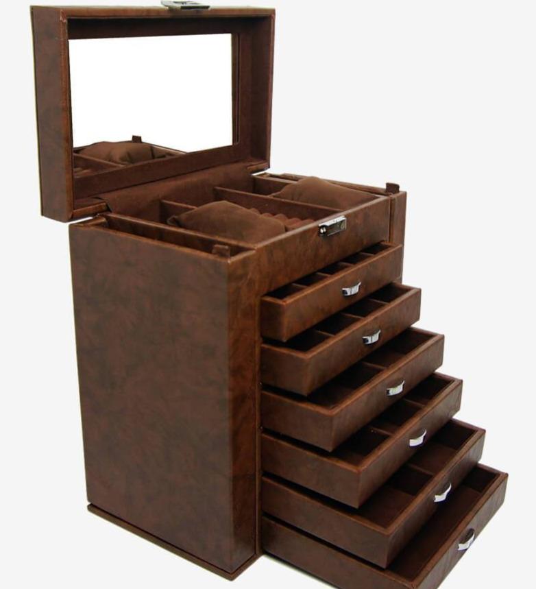 Portagioie in pelle <br /> Grande conservazione