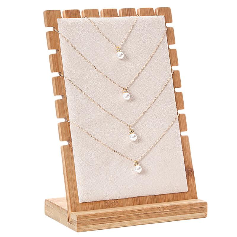 Portacollane <br /> Legno e velluto