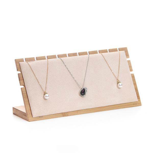 Portacollane <br /> Legno e velluto